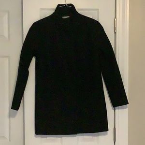 Old Navy black thigh length winter coat, size S.